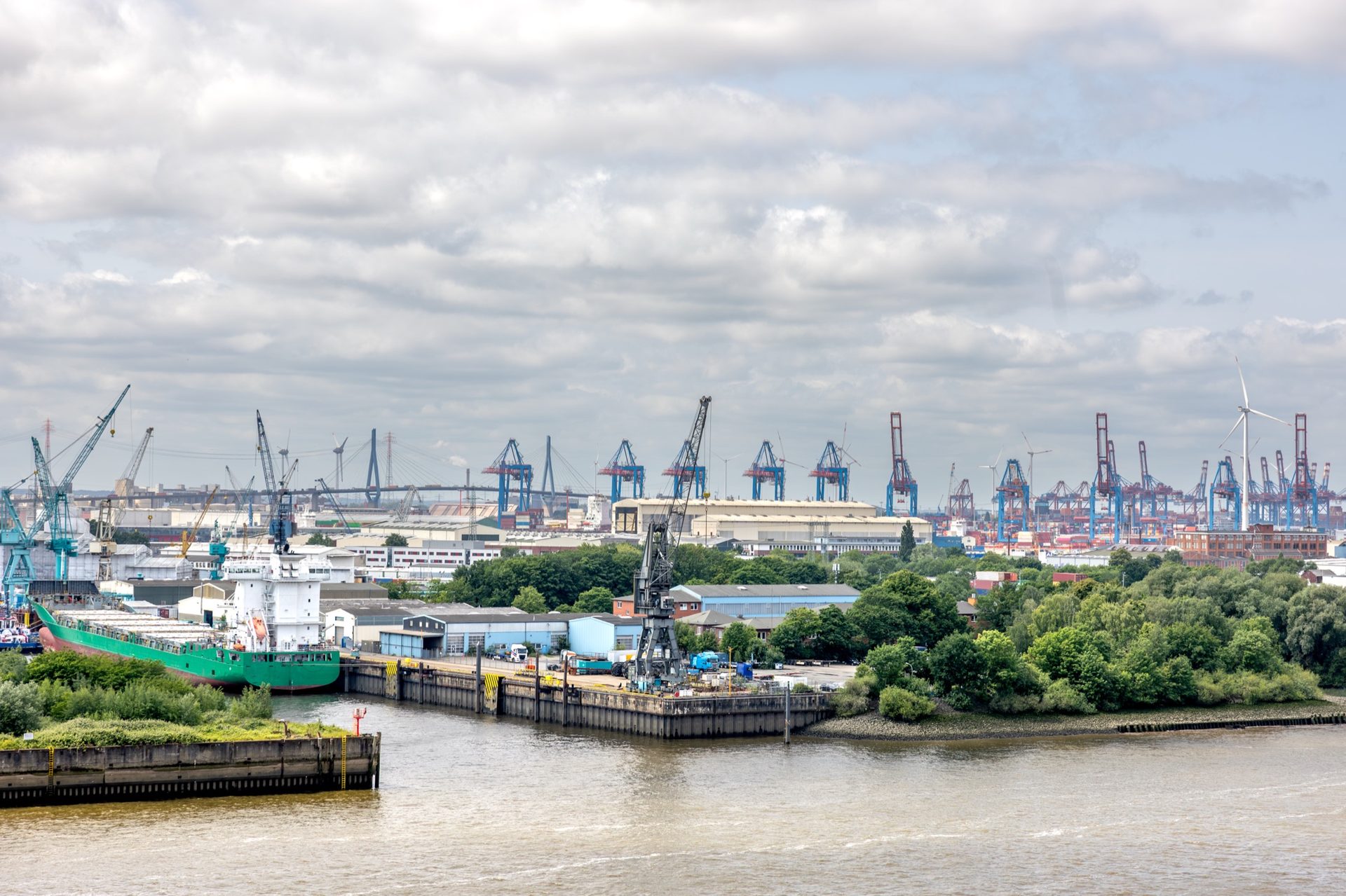 Container terminal cranes